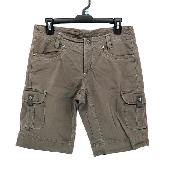 Kuhl Shorts Womens 6 Splash 11" Vintage Patina Dye Cargo Bermuda Hiking
